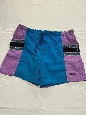 80’s Vintage Members Only Big & Tall 1XL Nylon Swim Trunks